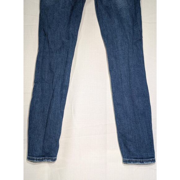 Frame Jeans Womens 26 Blue Le High Skinny Jeans Medium Wash Casual Edgy Moto - Picture 5 of 7